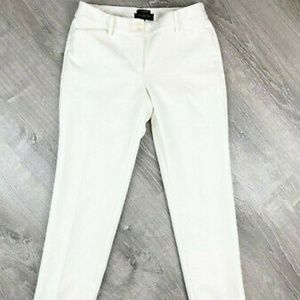 Talbots Petites Hampshire Dress Pants Women's Sz 4P Cream Off White 29x26 Slim